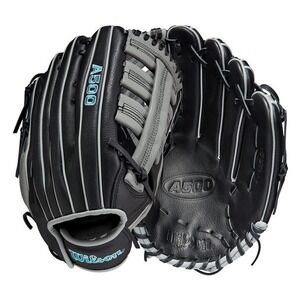 Wilson Black and Gray Baseball Gloves
